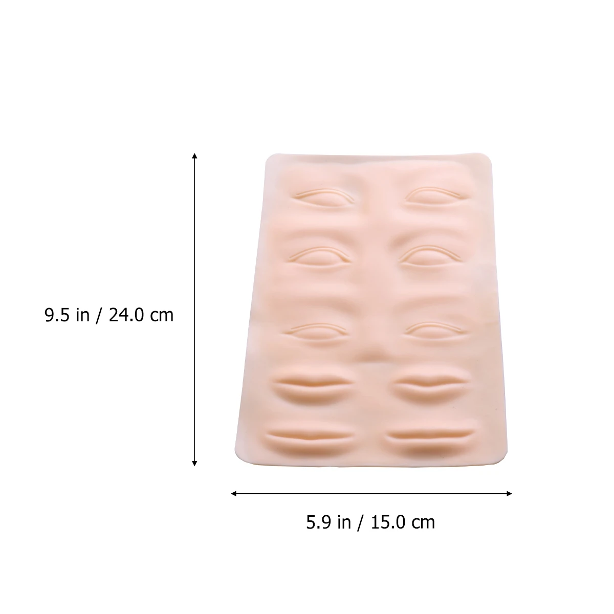 

Silicone Practice 3D Embroidered Simulation Skin For Artists Beginners Professionals Extra Thick Realistic Fake