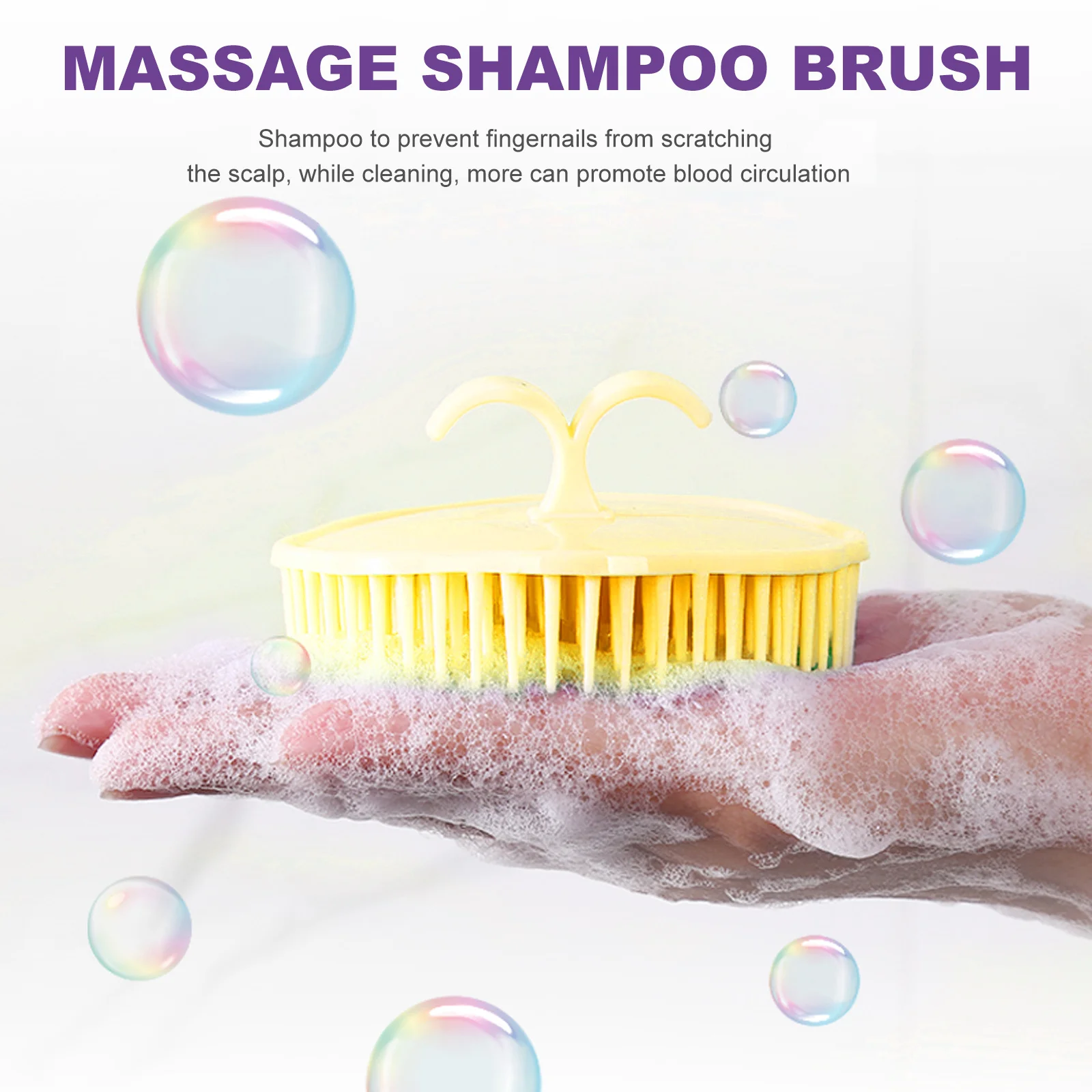 

12 шт., расчески для массажа кожи головы, креативный выпуклый дизайн, легкие практичные чистящие расчески, подходящие для всех типов волос, против зуда