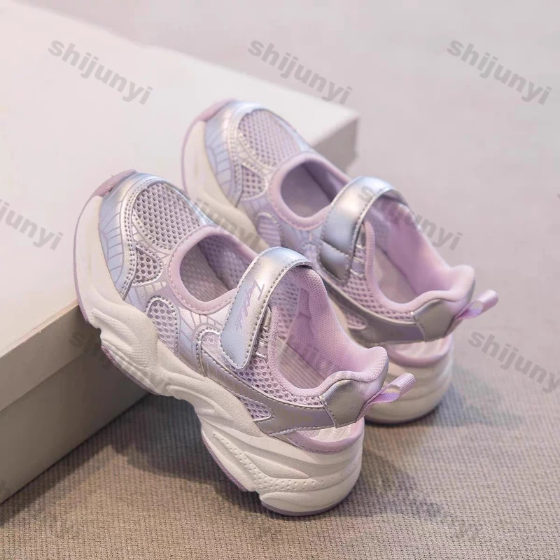 

Children's Sandals New Summer Girls' Mesh Hollow Fashion Casual Shoes Lightweight Comfortable Soft Sole Non Slip Boys' Sneakers