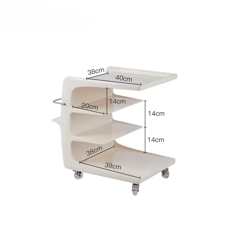 Modern Acrylic Can Move Storage Table Living Room Bedroom Creative Side Table Multifunctional Storage Cabinet