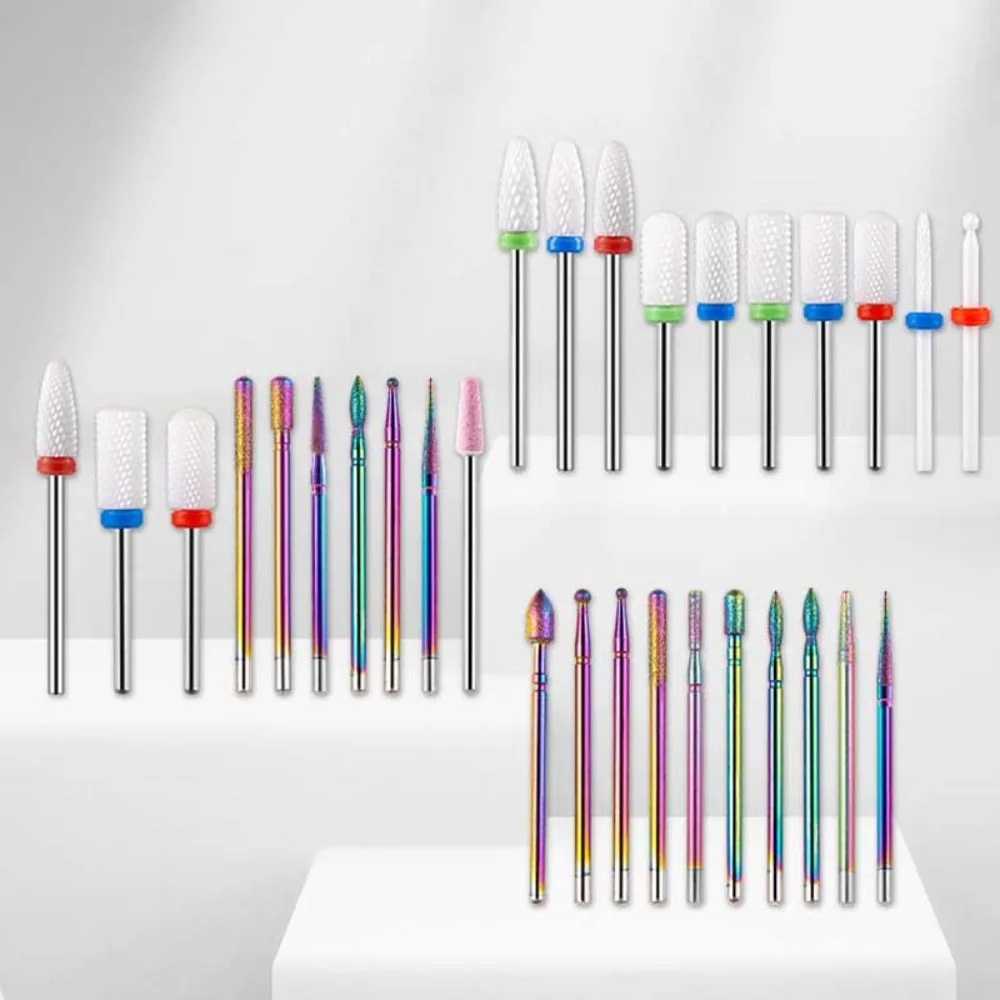 10 Teile/satz Gel Entfernung Polieren Häutchen Nagel Polieren Kopf Ersatz Nagel Bohrer Nagel Polieren Gringing Köpfe