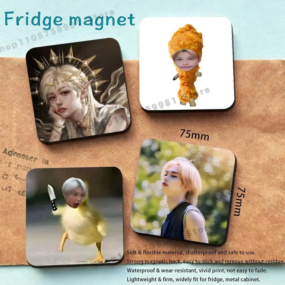 Cute Felix L-Lee Yong-bok New PVC Fridge Magnet for Cartoon Refrigerator Decor For Child Magnetic Toy