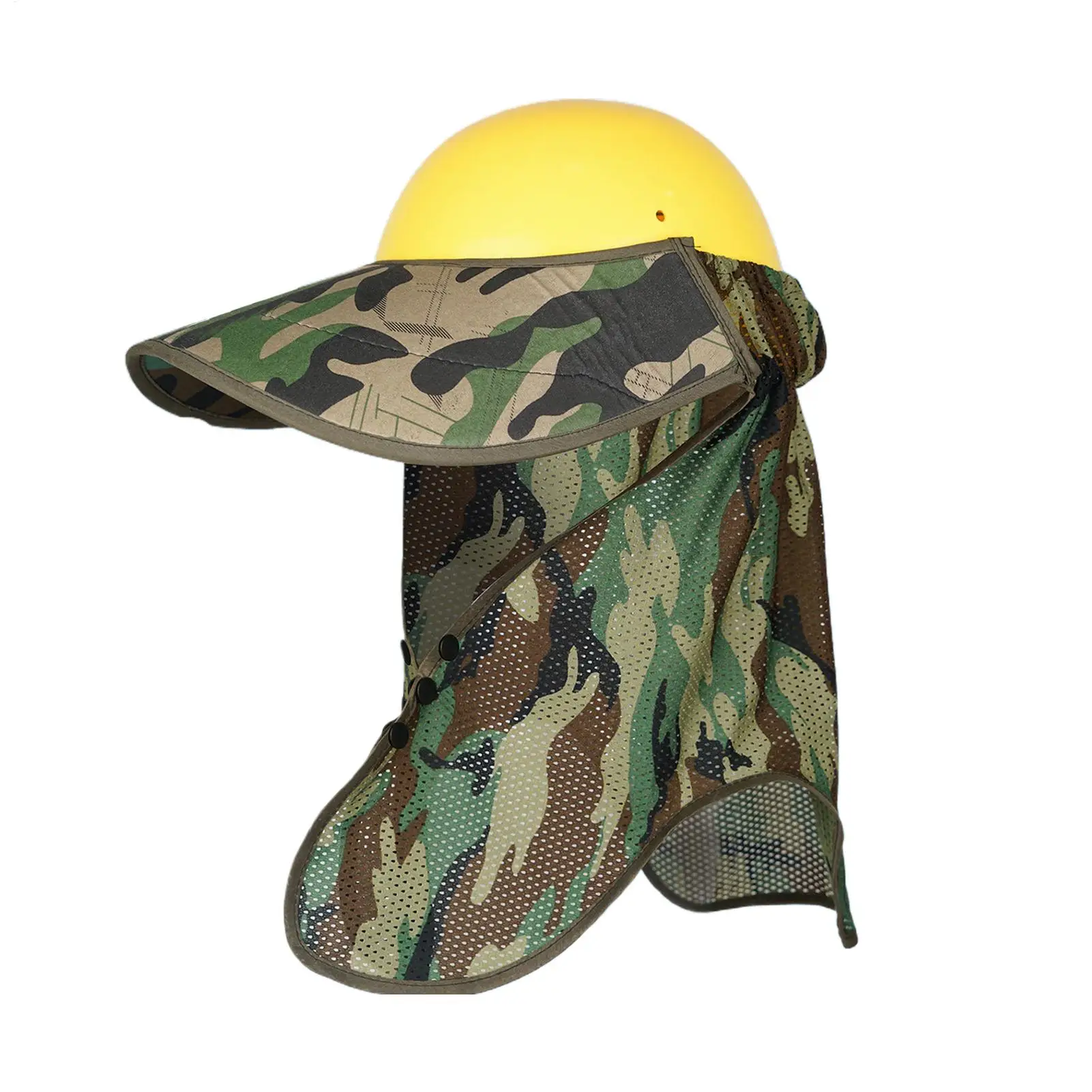 

Hardhat Sun Shade UV Proof Adjustable Mesh Breathable Hardhat Shade Neck Cover For Summer Construction Sites Outdoor Work