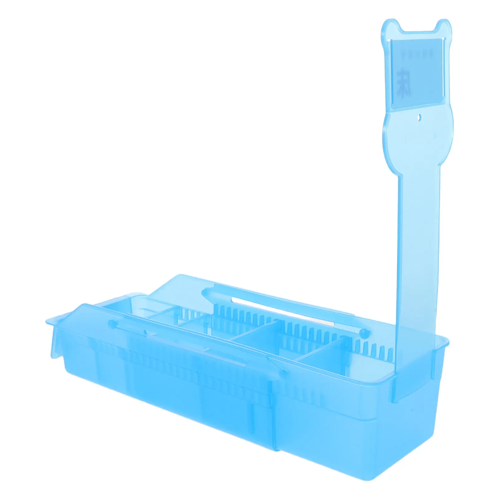 Medicine Dispensing Box Adjustable Divider Blue Large Capacity Hospital Pharmacy Cabinet Telescopic Infusion Bottle Organizer