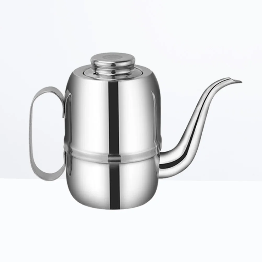 

Stainless Steel Oil Dispenser Container Olive Earth Tones Bottle Vinegar Sauce Containers
