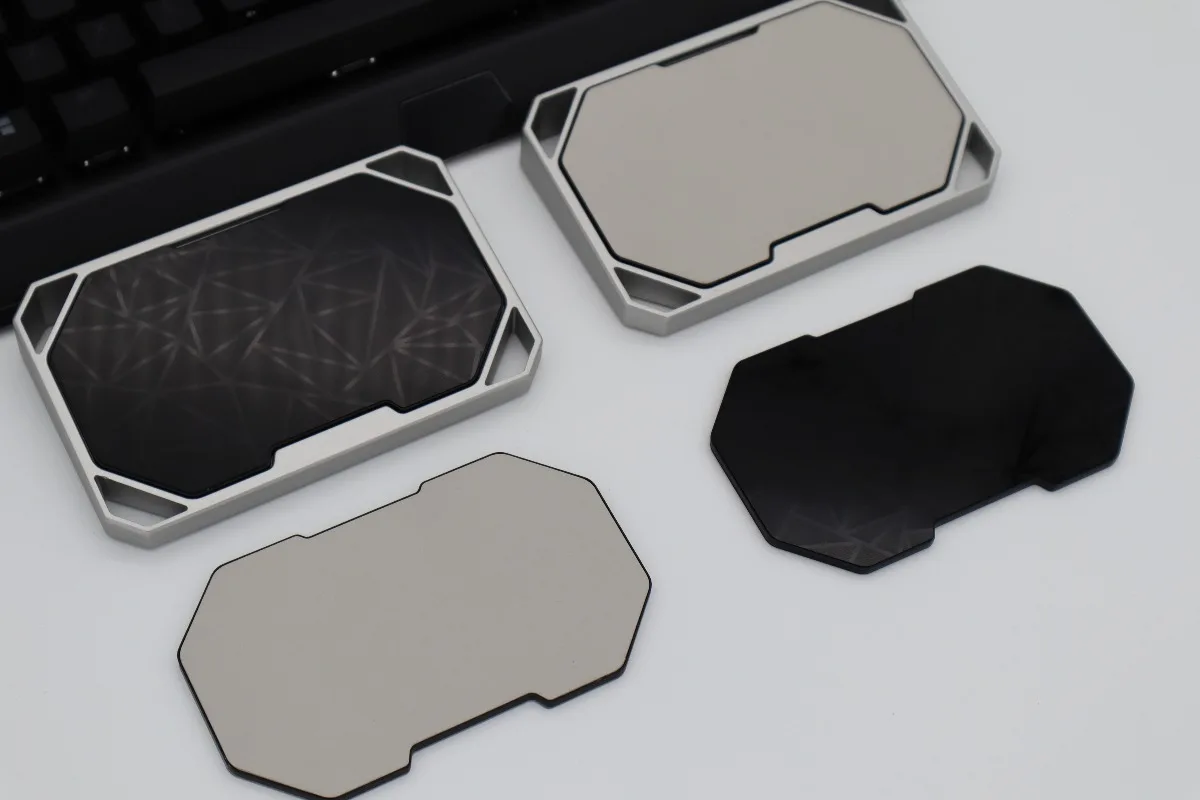 Descanso de pulso para teclado magnético dividido, liga de alumínio, teclado mecânico, descanso para as mãos, mouse pad personalizado para jogos, acessórios para teclado