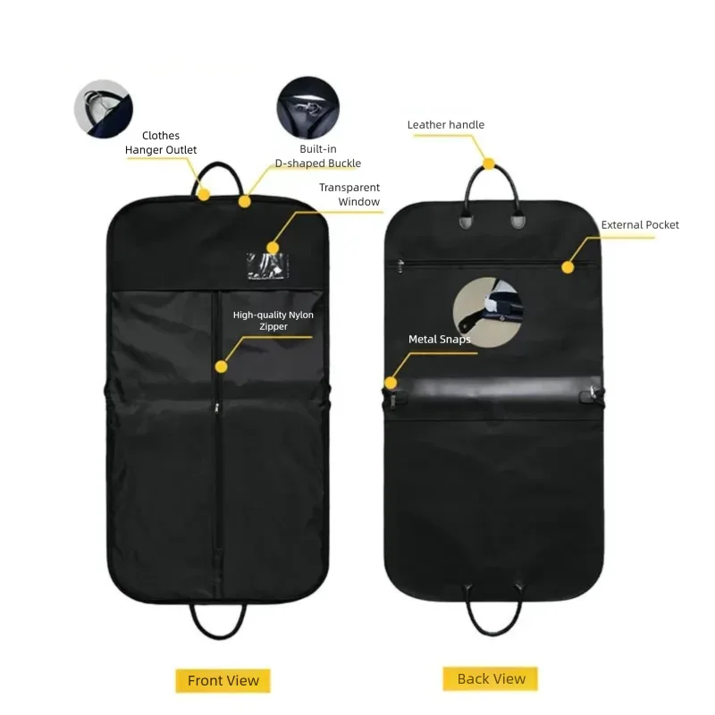 Travel Business Garment Bags Waterproof Men Suit Carrier Dust Proof Man Suit Bag Oxford Fabric Travel Clothes Duffle Bag