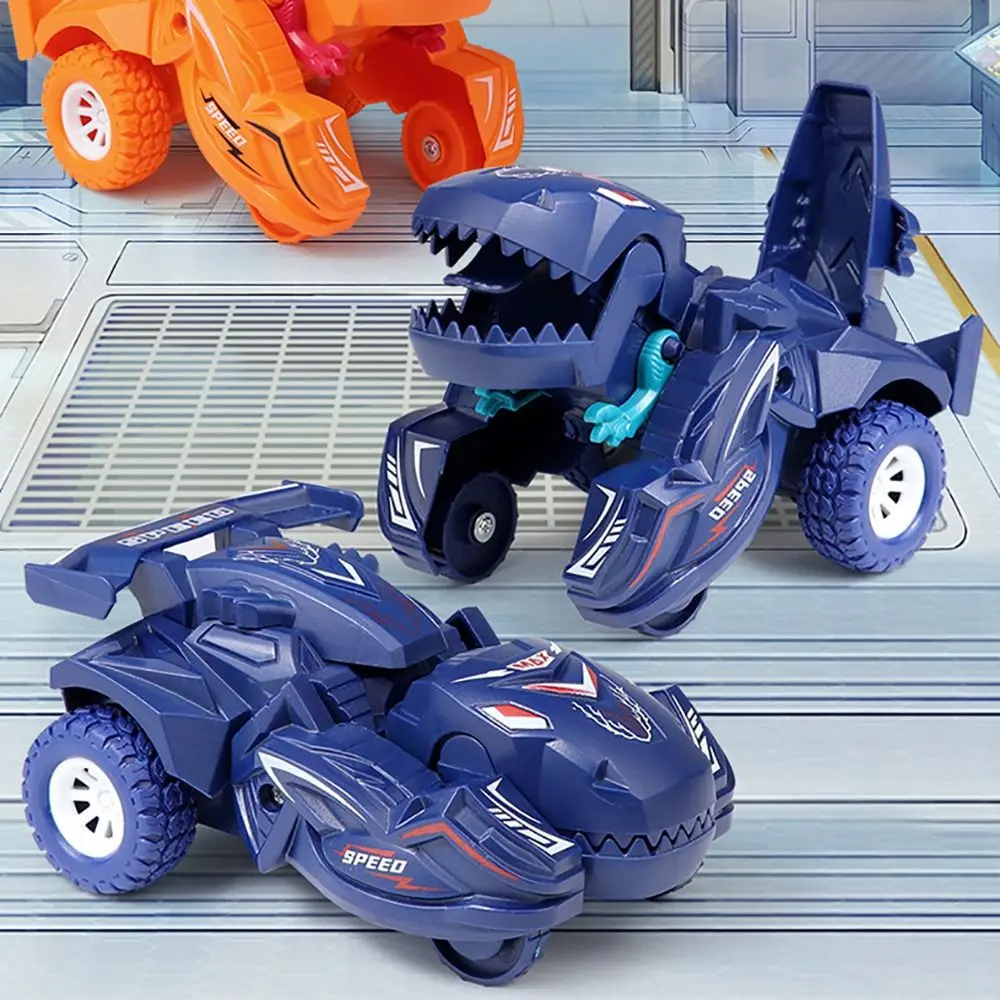 

Kids Gift Toy Vehicles Car Toy Four Wheels Inertial Dinosaur Toy Car Transform Toy Transforming