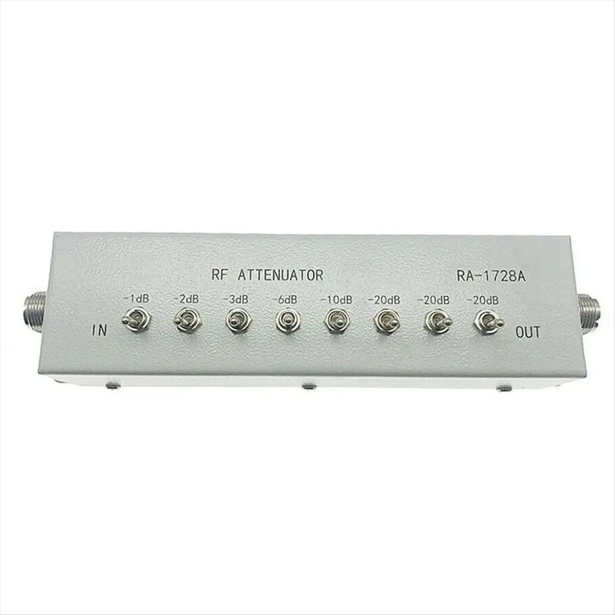 *A14E RA-1728A High Frequency Attenuator 0-82DB Variable/Step Attenuator 50 OHM for Amateur Radio Transmitter image 2