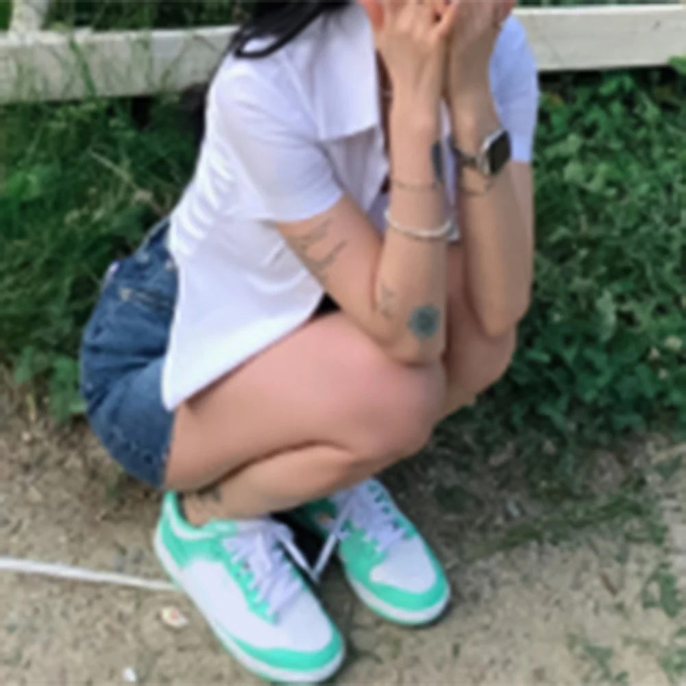 

Blouse Crop Basic Shirt Preppy Style Sexy Short Sleeve Soft Stylish Summer Tops Women Work Wear Clothing Brand New