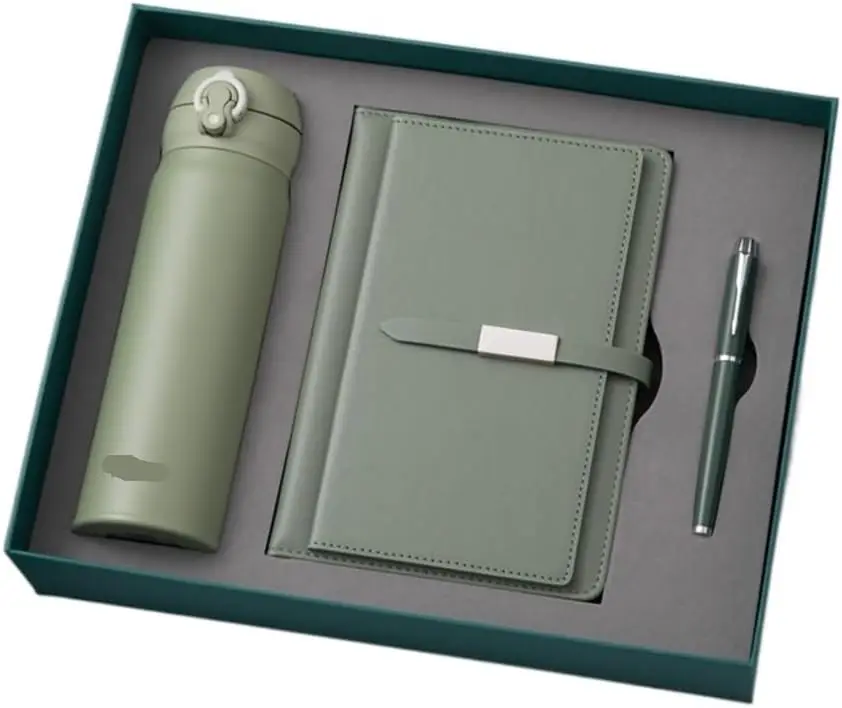 

Insulation Cup, Notebook Pen, Gift Box Set, Fruit Green Gift, Annual Meeting, Hand Gift(D) (D As showns)