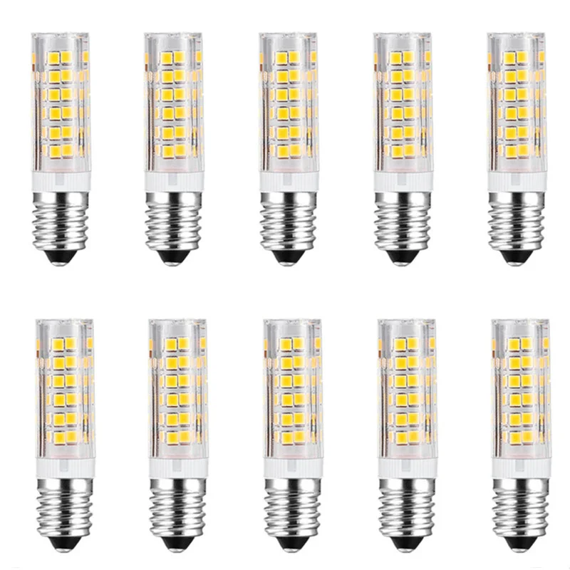 

10Pcs/Lot Dimmable E14 LED 2835SMD Lamp 5W 7W 9W 12W Bulb AC/DC 230V 220V Candle Lights Replace 30W 50W Halogen for Chandelier