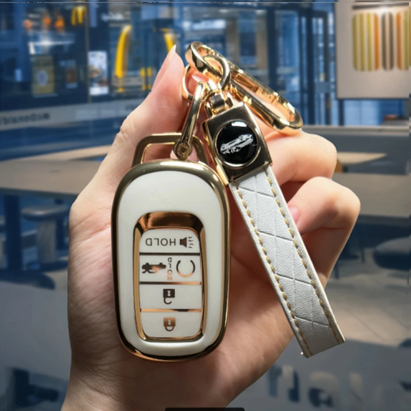 

Новый чехол из ТПУ для автомобильного дистанционного ключа, чехол для Honda Civic 2022, 5 кнопок, защитный держатель, брелок, аксессуары без ключа