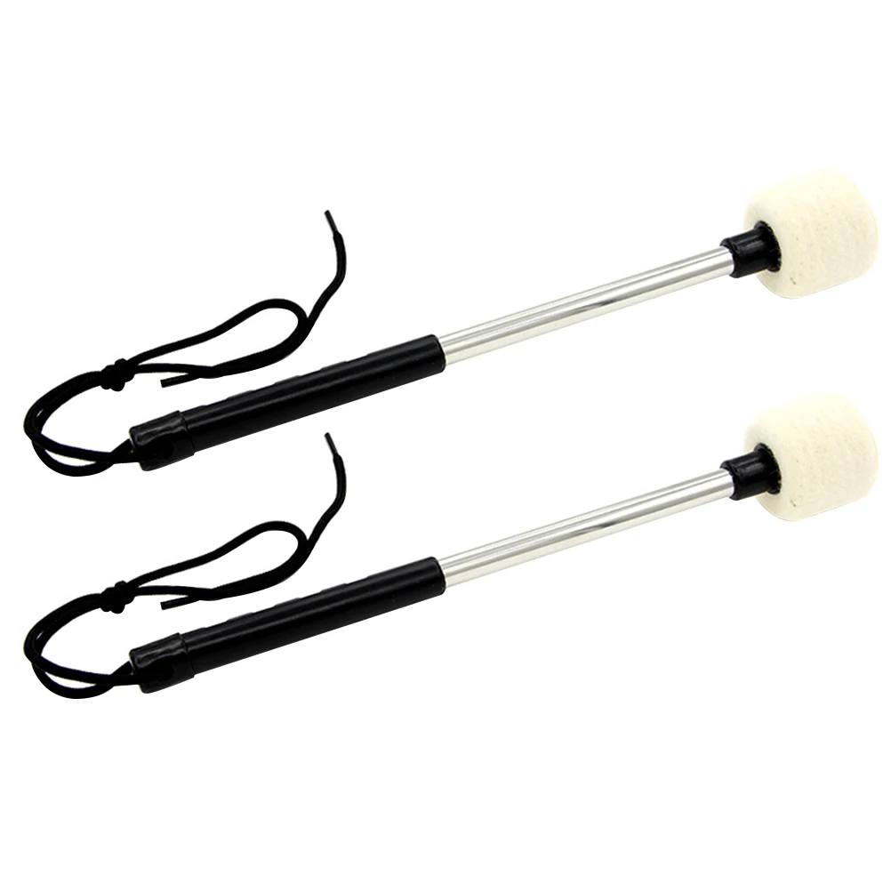 

2 Pcs Drumming Instrument Gear Music Percussion Replacement Parts Felt Accessories Tools