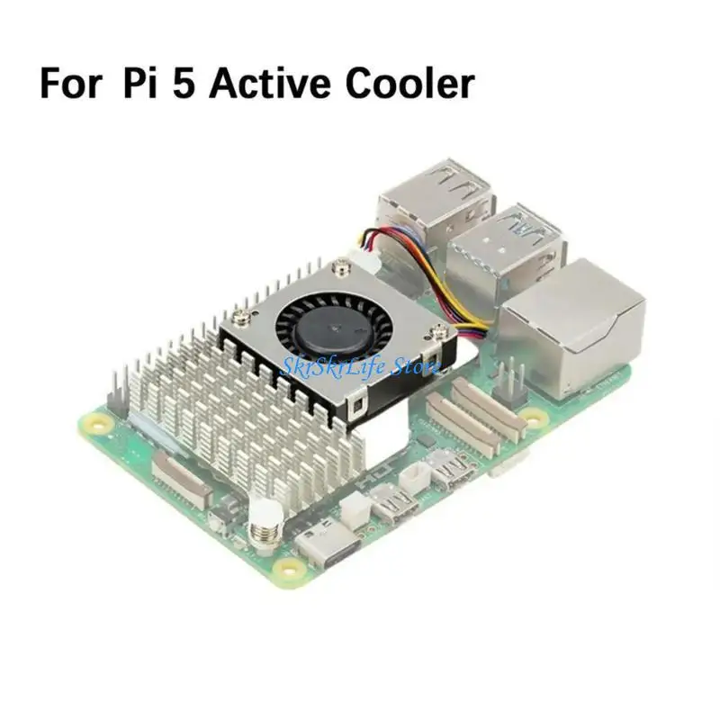 

E65E Cooling Fan Metal Heatsink Radiator For 5 Development Board