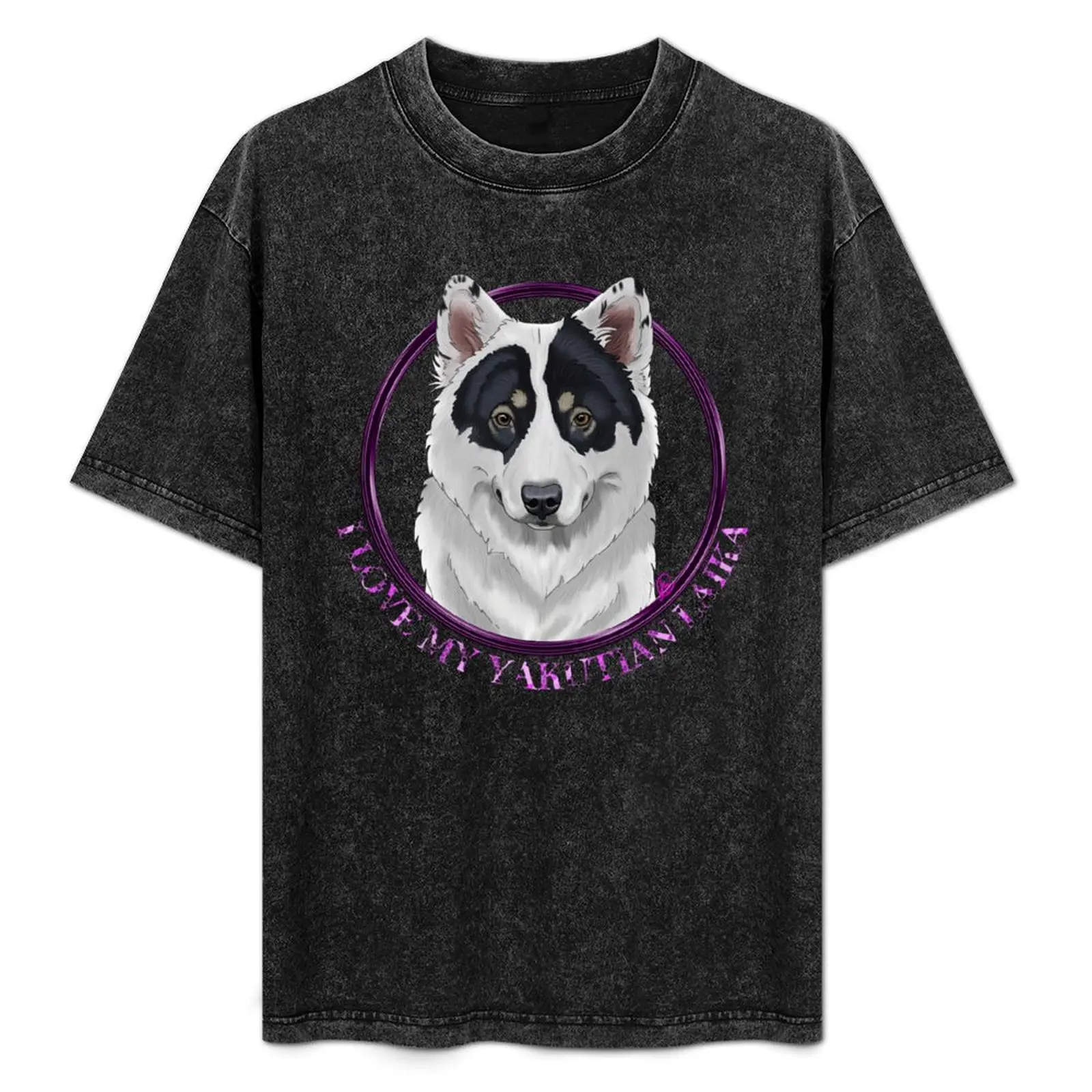 

I Love My Yakutian Laika T-Shirt korean fashion luxury t-shirt vintage clothes customs design your own men clothing