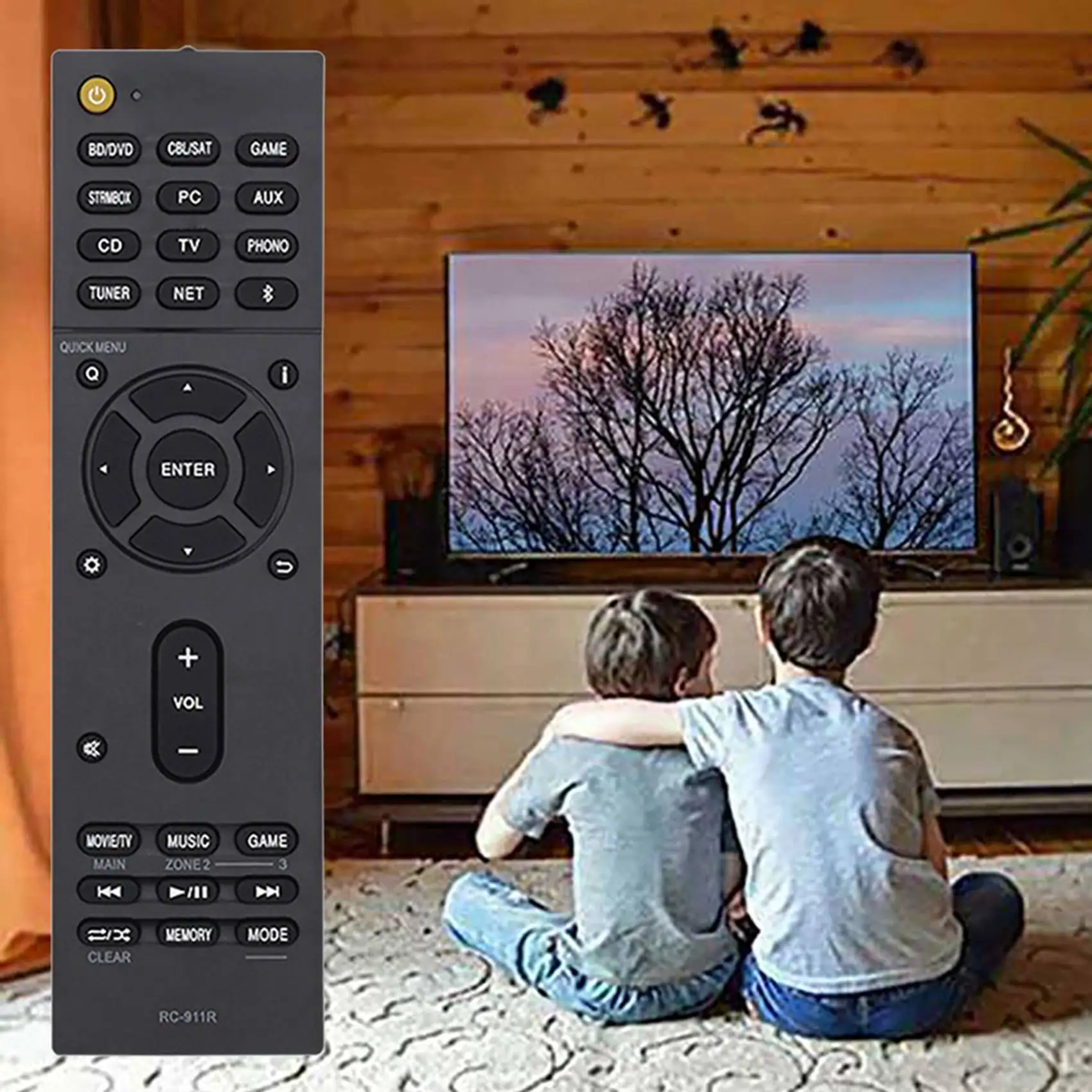 2X RC-911R Remote Control For Onkyo TX-NR575 TX-NR585 TX-RZ810 TX-NR575E AV Receiver Audio/Video Player Remote Control