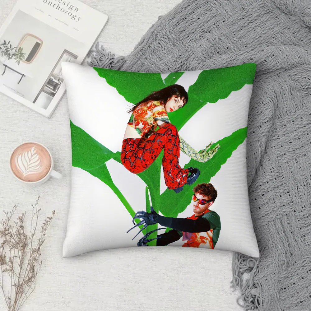 Magdalena Bay Imaginal Disk كيس وسادة مربع على الوجهين الطباعة قصيرة أفخم غطاء وسادة أريكة وسادة السرير #6