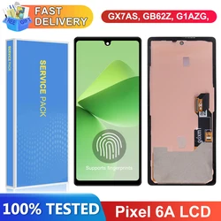 OLED Pixel 6A Display Screen Assembly for Google Pixel 6a GX7AS GB62Z G1AZG GB17L Lcd Display Digital Touch Screen with Frame