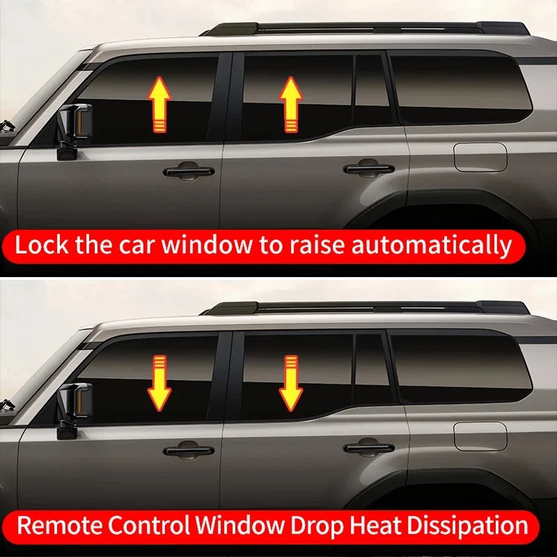 Auto Window Close Module, One-Touch Window Lifter for 2024-2026 Toyota Land Cruiser Prado LC250, Car Upgrade Accessories