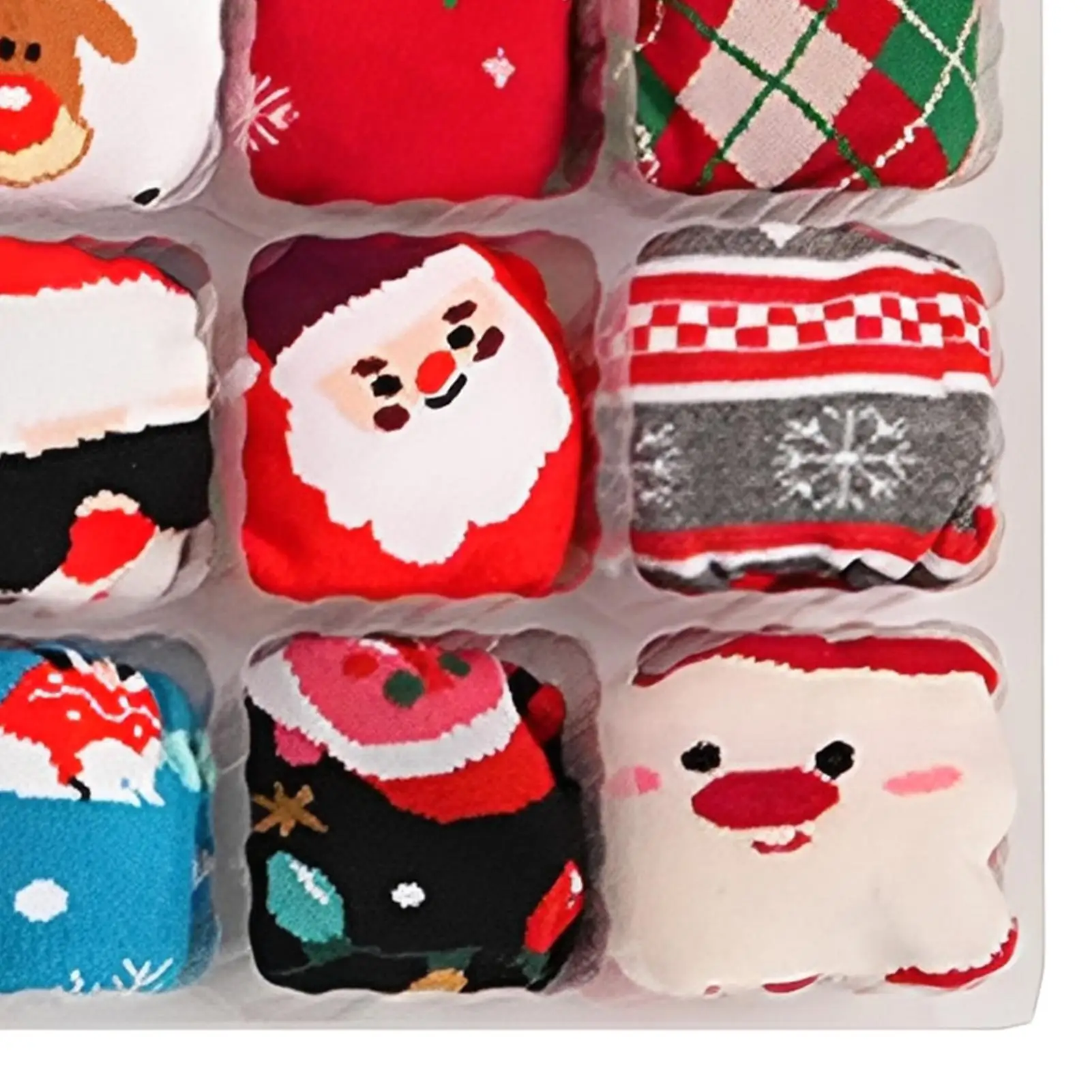 

Рождественские чулки Адвент-календари 24 дня обратного отсчета 24 дня адвент-коробки Носки Рождественские носки для мальчиков Девочек Мужчин Женщин