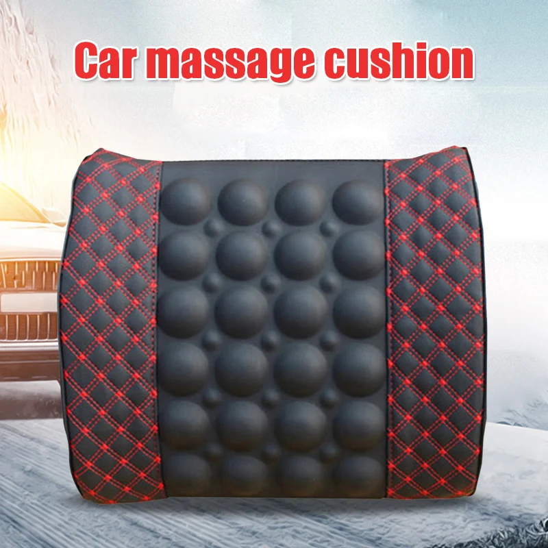 

Car Back And Neck Massager Support Cushion Electric Car Massage Pillow Head Neck Auto Seat Back Cushion Comfortable