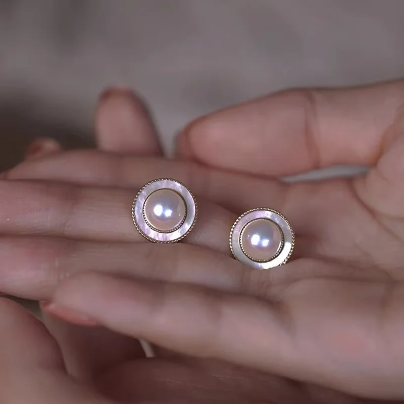 

Новые серьги из серебра 925 пробы с жемчугом