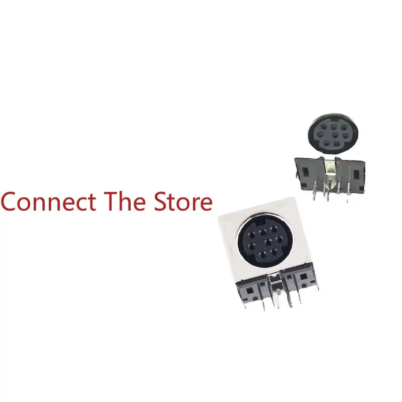 10PCS MINI DIN8P Socket S Terminal 8P All Inclusive Female Seat MDD8P   MDC8P Computer  PS2-8P 