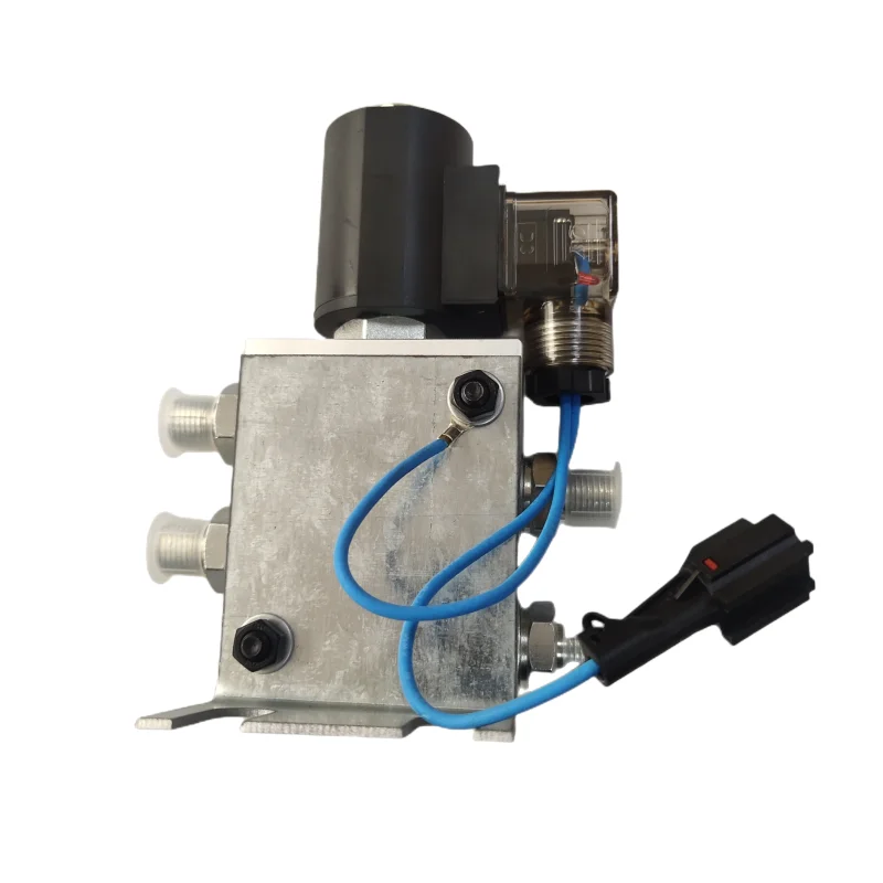 Hydraulic solenoid valve of excavator quick-change connector 12V and 24V quick-change connector cylinder check valve fittings