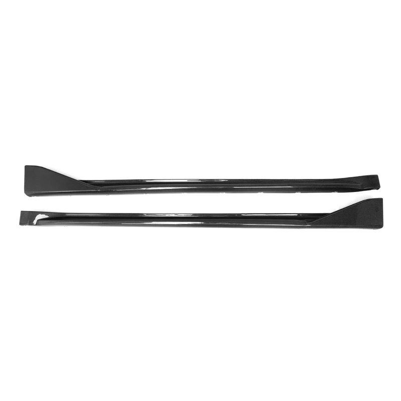 Hot Sale Real Carbon Fiber MP Style Side Skirts Bumper Extension Lips Side Skirts for   M3 G80 2021+ G80 Side Skirts