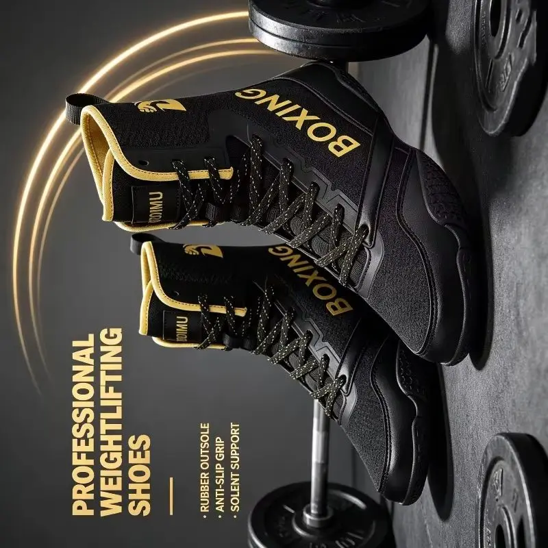 Hot Sale Wrestling Shoes Men Women Blue Gym Training Shoe Couples Competition Sport Boxing Shoe Unisex Brand Training Shoes
