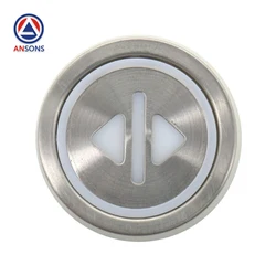 KDS220 KONE Elevator Push Button For LOP HOP Switch Round Stainless Steel Buttons Ansons Elevator Spare Parts