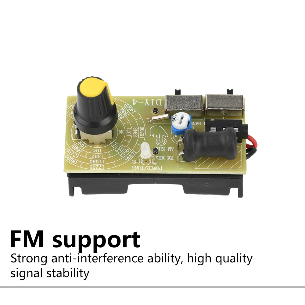 87–108MHz DIY Kit FM/MW/SW Multi Band Headphone Radio Transmitter and Receiver Module Support Frequency Modulation