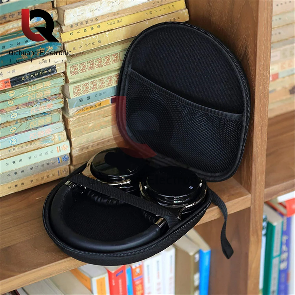 Portátil rígido EVA Headphone Maleta, Headset Storage Box, fone de ouvido Acessórios, bolsa com gancho para SONY