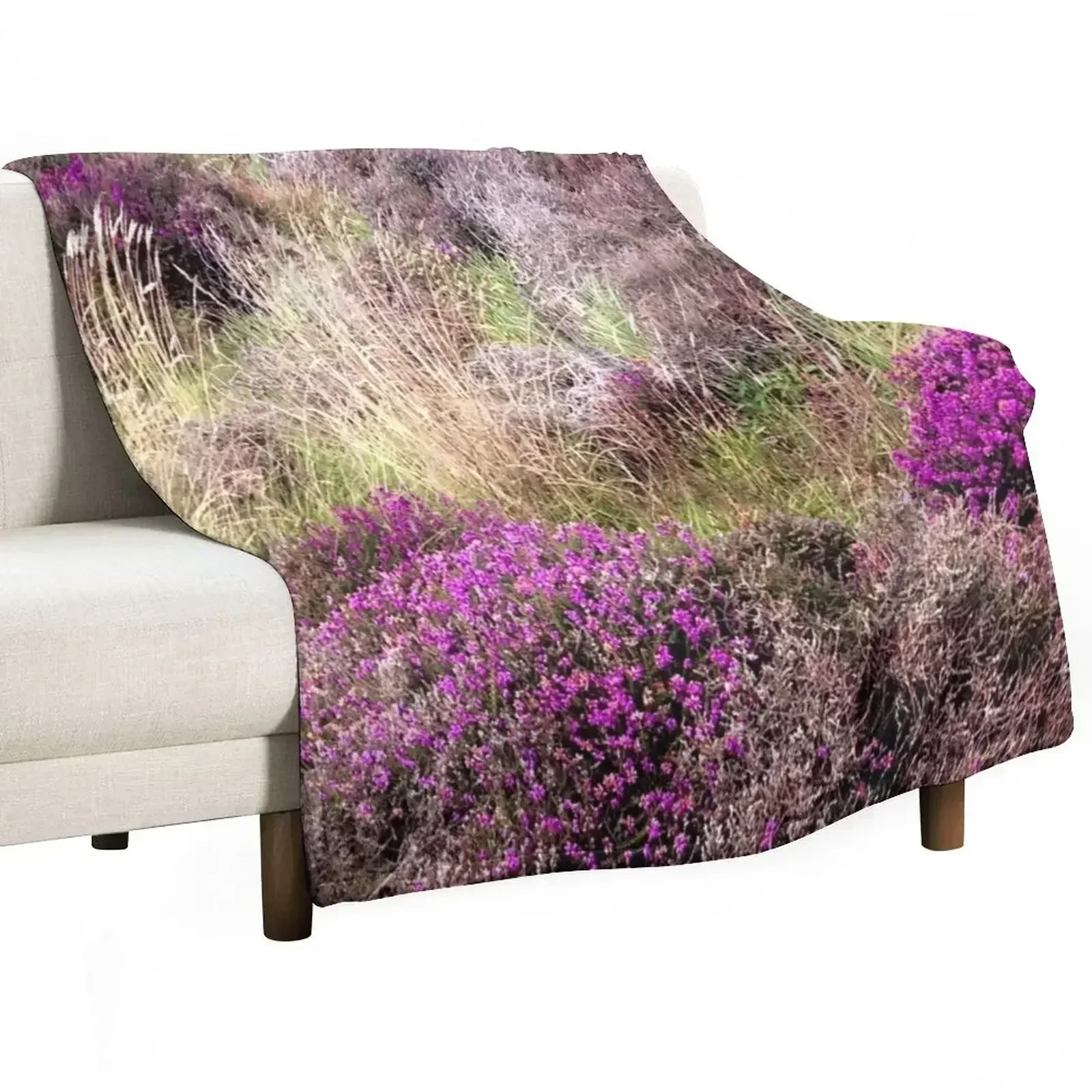 Heather in Scotland Throw Blanket Multi-Purpose Blankets For Sofas Decorative Throw blankets ands Bed covers funny gift Blankets