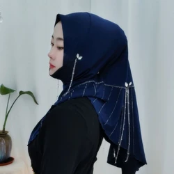Ready 2025 Hijab Accessories Islam Moslem Girls Head Covers