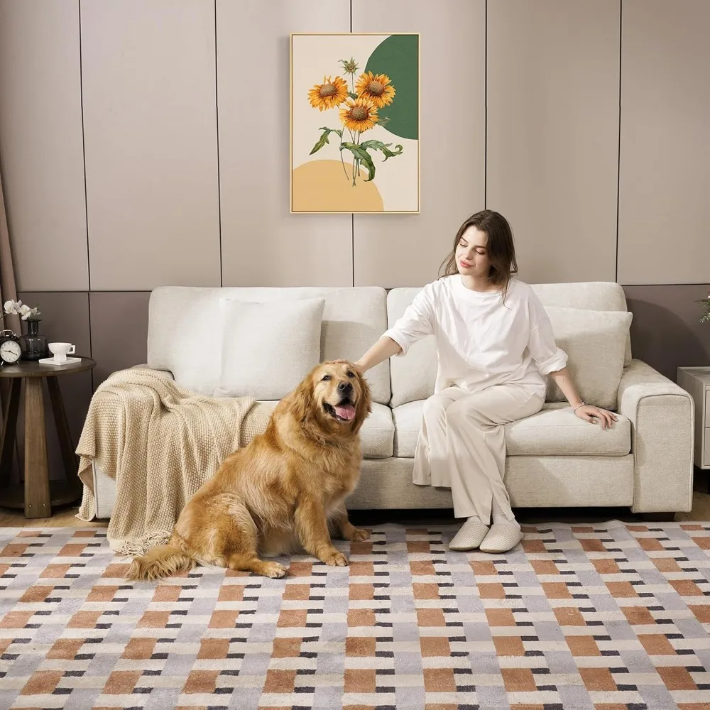 Chenille Recliner, Removable Cover, Spring Cushions, Solid Wood Frame, Easy Assembly for Small Spaces