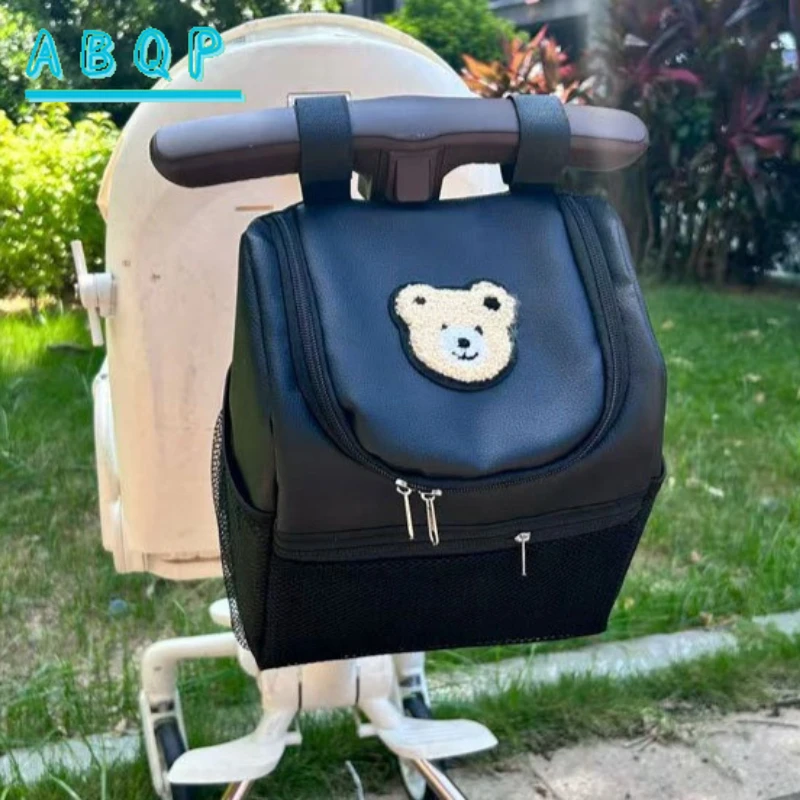 New Baby Stroller Bag Cartoon Fashionable Baby Stroller Bag Multifunctional Baby Stroller Diaper Storage Bag Large Capacity