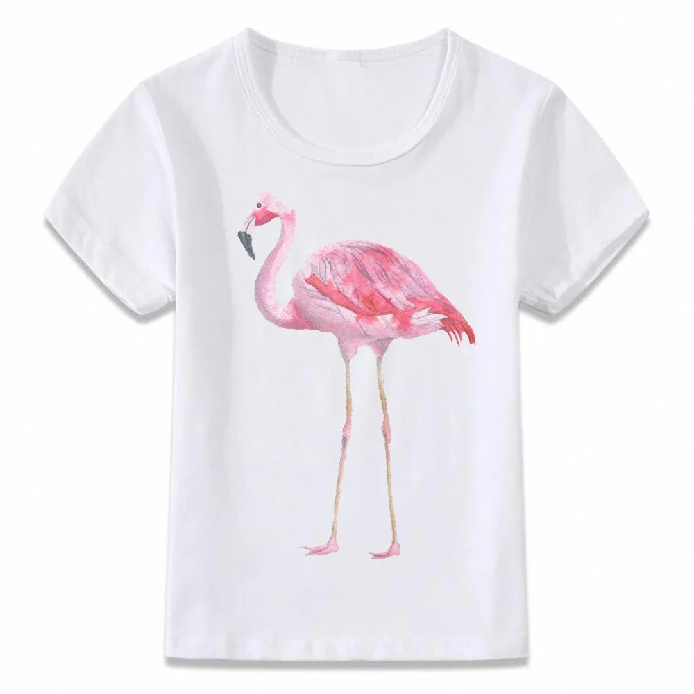 

Kids Clothes T Shirt Pink Flamingo Children T-shirt for Boys and Girls Toddler Shirts Tee oal030
