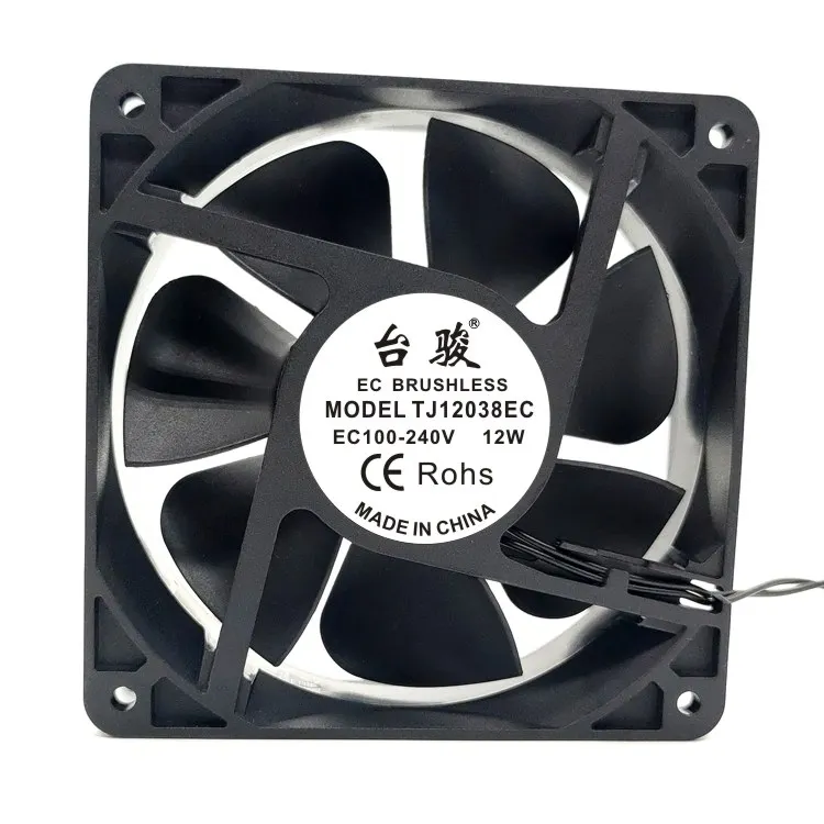 

EC100-230V 220V BALL 12CM AC EQUIPMENT CABINET COOLING FAN 12038