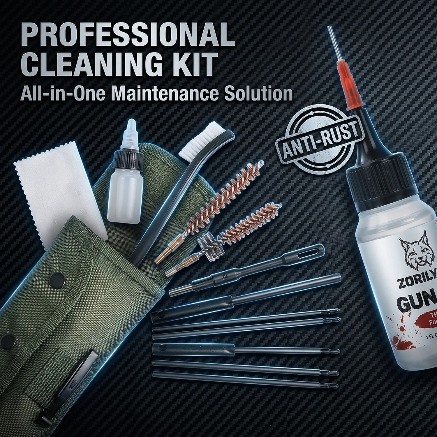 Tactical Gun Cleaning Kit 1oz  - огляд і ціна Gun Cleaning Rod