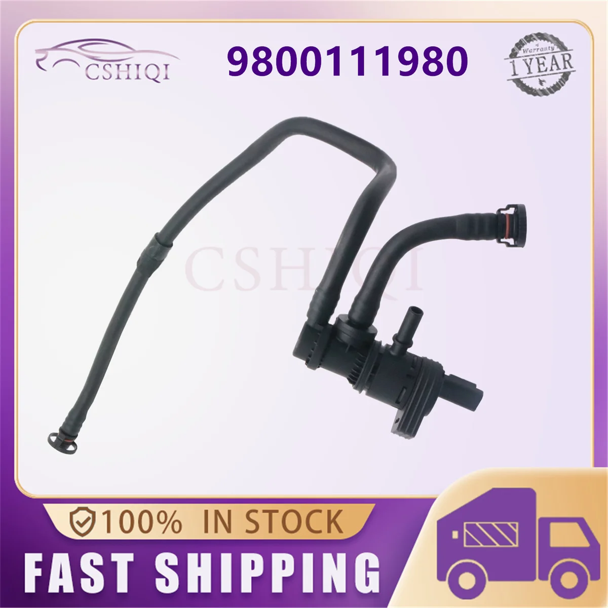 9800111980 Car Carbon Canister Solenoid Valve For Peugeot 208 308 RCZ 3008 5008 408 Citroen C4 C5 C6 DS3 DS4 DS5 Auto Parts