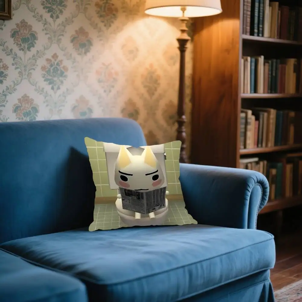 Cute T-toros Cushion Cover For Living Room Bedroom Sofa Square Office Decorative Pillowcase Soft Throw Pillows Gift