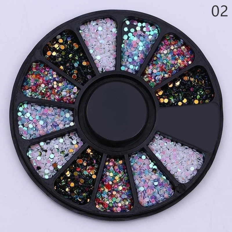 Mixed Color Chameleon Stone Nail Rhinestone for Nails Small Irregular Beads 3D Nail Art Decoration In Wheel Accessories