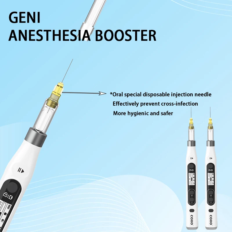 

COXO GENI Dental Anesthesia Booster Painless Local Anestheisa Injector No Pain Wireless Oral Injection Dentistry Equipment