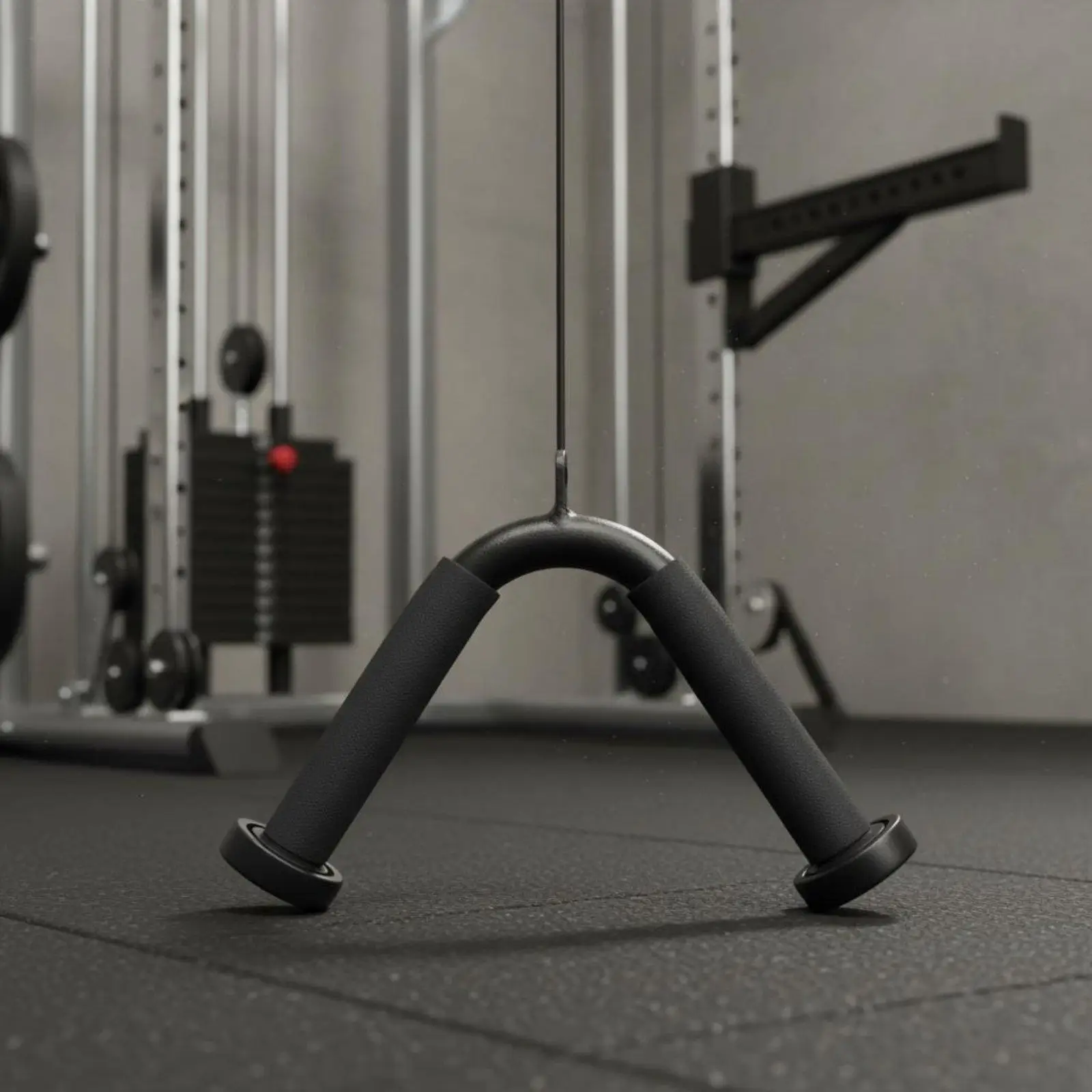 Fitness Handle Versatile Triangle Pulley Accessory Ergonomic Grip for Strength Training Equipment