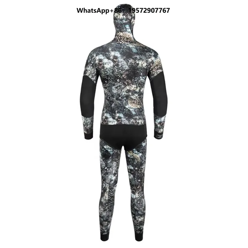 Custom 3mm 5mm Gold Titanium Coating Lining Gbs Spearfishing Wetsuit