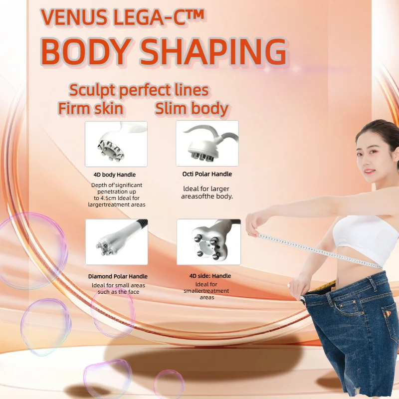 

Аппарат Venus Legacy для коррекции фигуры: RF-лифтинг, кавитация, вакуумное воздействие, антицеллюлитное лечение, подтяжка кожи, сжигание жира