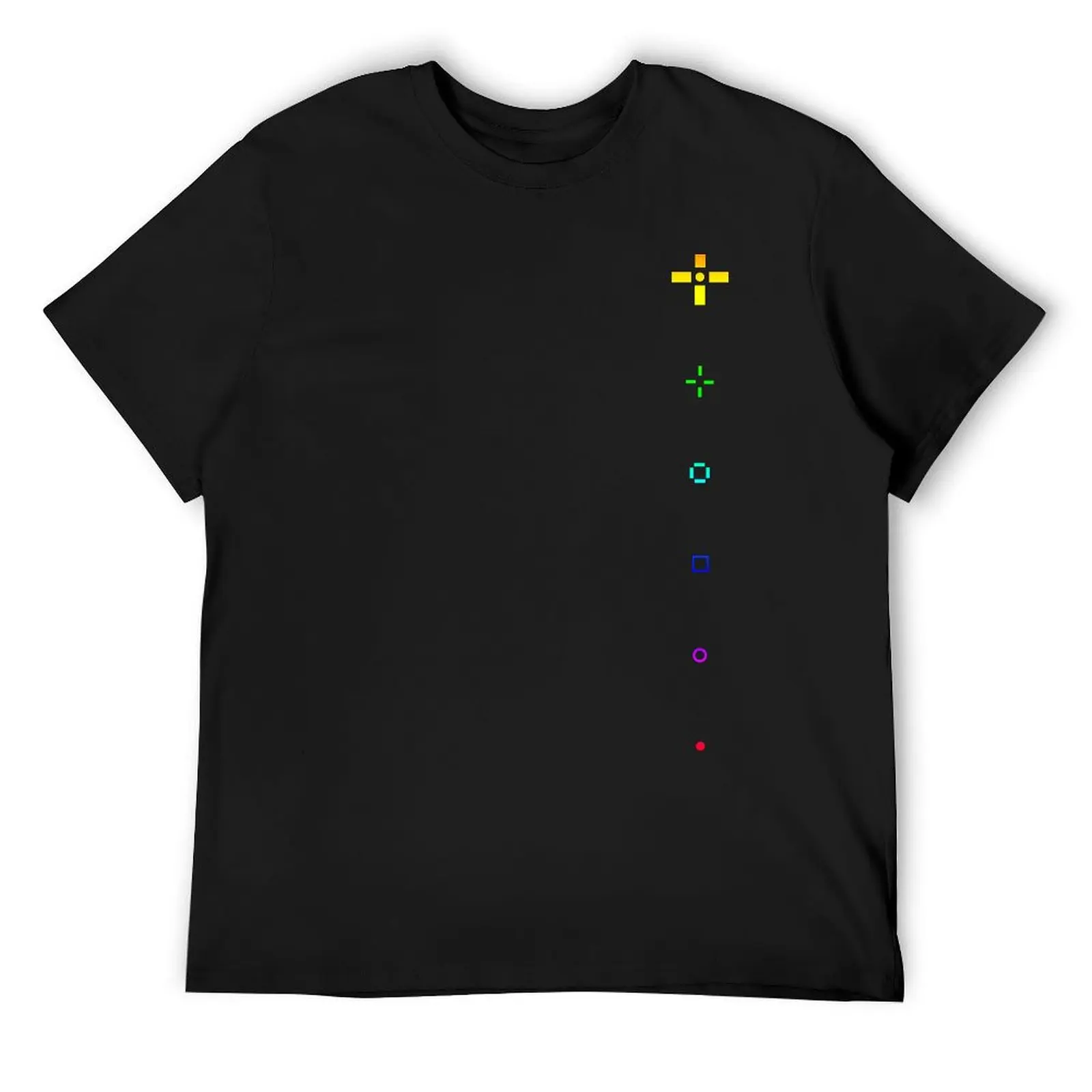 Colorful Crosshairs T-Shirt for a boy aesthetic clothes vintage t shirts slim fit t shirts for men