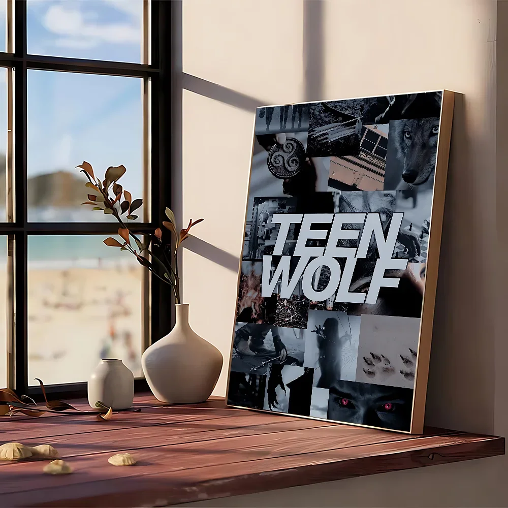 في سن المراهقة وولف ستايلز Stilinski المشارك لا مؤطرة المشارك كرافت نادي بار ورقة خمر ملصق جدار الفن اللوحة غرفة نوم دراسة ملصقات